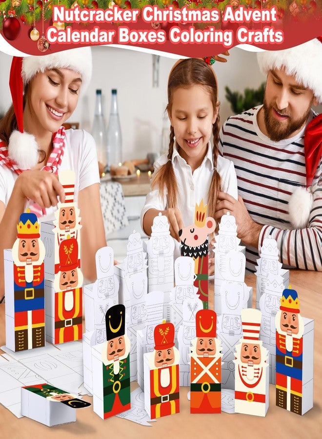 Harloon علب هدايا هارلون لعيد الميلاد (٢٥ قطعة) - علب هدايا بتصميم كسارة البندق - علب ورقية لتزيين كعكة كسارة البندق، مثالية لأعياد الميلاد وحفلات الشتاء. - Image 5
